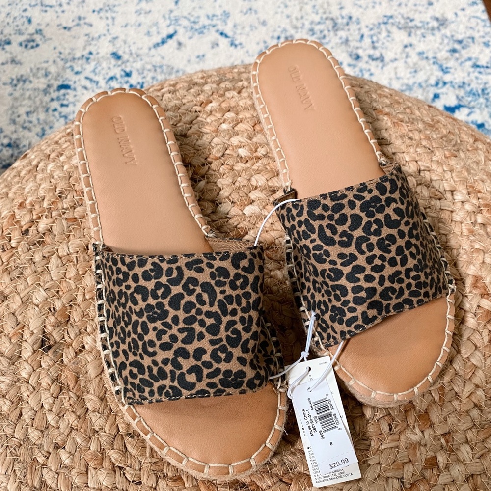 Old Navy Cheetah Espadrilles